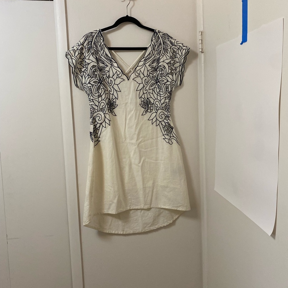 Embroidered Dress with Lots of Details